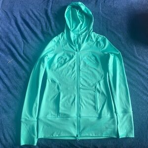 Zella Lightweight Jacket Zip Up Teal Seafoam
